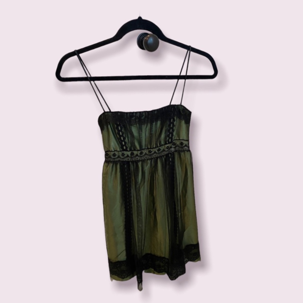 Green dress by Jessica McClintock for Gunne Sax